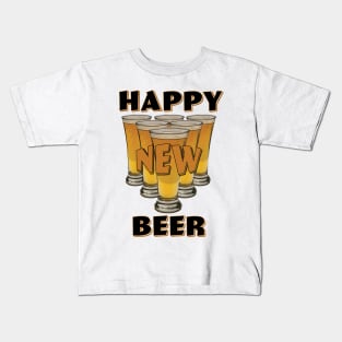 Happy New Beer Kids T-Shirt